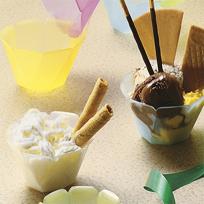 COPPETTA GELATO PLASTICA TROPICAL