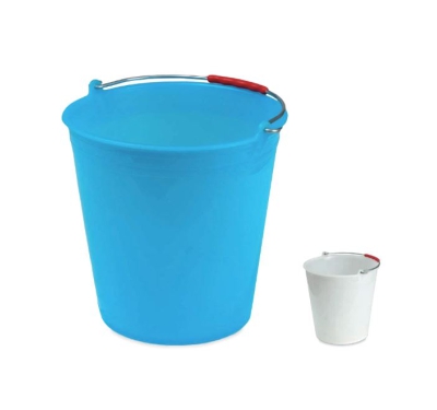 SECCHIO CON MANICI PLASTICA