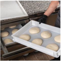 CONTENITORE SOVVRAPPONIBILE "SERVICE" CHIUSO 60X40h7 BIANCO