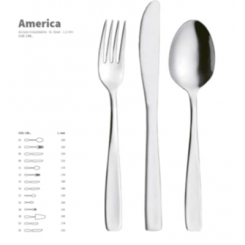 POSATE AMERICA INOX 18/ 10 SPESSORE 1,5MM ABERT