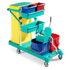 CARRELLO PULIZIE MULTIUSO GREEN 30