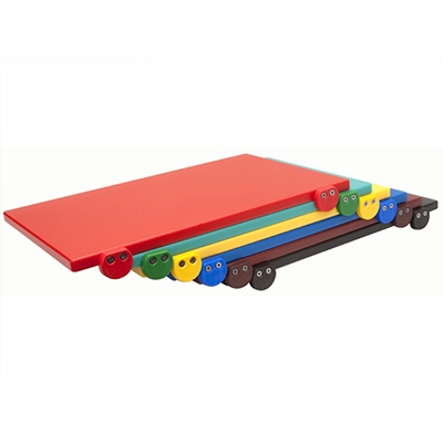 TAGLIERE POLIETILENE HD COLORATI CON FERMI