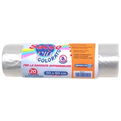 SACCHI PATTUMIERA TRASPARENTI 50X60 PZ. 20