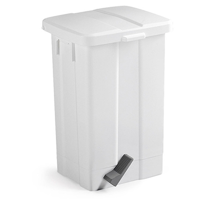 Pattumiera Con Pedale lt. 50 Derby Bianca