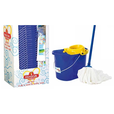 SECCHIO LAVAPAVIMENTI COMPLETO OVALE