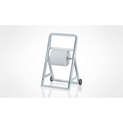 PORTA ROTOLO CAVALLETTO CON RUOTE